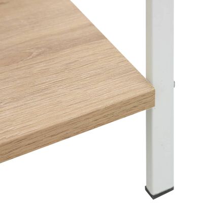 vidaXL 4-Layer Book Shelf Oak 60x27.6x124.5 cm Engineered Wood