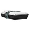 vidaXL Bed Frame without Mattress Black 90x190 cm Engineered Wood