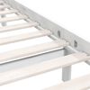 vidaXL Bed Frame without Mattress White Solid Wood Super King Size