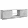 vidaXL TV Cabinet with LED Lights Concrete Grey 120x30x36 cm