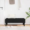 vidaXL Bench Black 113 x 57 x 39 cm Velvet