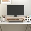 vidaXL Monitor Stand 60x27x14 cm Solid Wood Pine