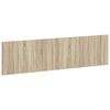 vidaXL Wall-Mounted Headboard ARNHEM Sonoma Oak Engineered Wood