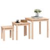 vidaXL Nesting Tables 3 pcs Solid Wood Pine