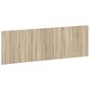 vidaXL Wall-Mounted Headboard ARNHEM Sonoma Oak Engineered Wood
