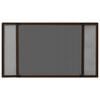 vidaXL Extendable Insect Screen for Windows Brown