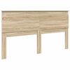 vidaXL Headboard with Headboard Sonoma Oak 180 cm Engineered Wood