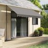 vidaXL Retractable Awning Anthracite 300x150 cm Fabric and Steel