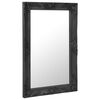 vidaXL Wall Mirror Baroque Style 50x80 cm Black