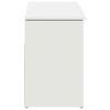 vidaXL Shoe Bench White 102x30.5x45 cm Engineered Wood