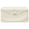 vidaXL Storage Boxes 2 pcs Fabric 50x30x25 cm Cream