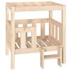 vidaXL Dog Bed 65,5x50,5x70 cm Solid Wood Pine