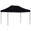 vidaXL Foldable Party Tent Pop-Up Black 410x279x315 cm