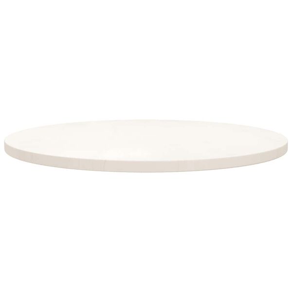 vidaXL Table Top White Ø70x2.5 cm Solid Wood Pine