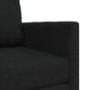 vidaXL Floor Sofa Bed 2-in-1 Black 112x174x55 cm Fabric