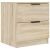 vidaXL Bedside Cabinet Sonoma Oak Engineered Wood