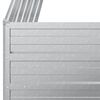 vidaXL Garden Raised Bed 100x40x45 cm Galvanized Steel Silver