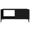 vidaXL Coffee Table Black 90x50x40 cm Engineered Wood