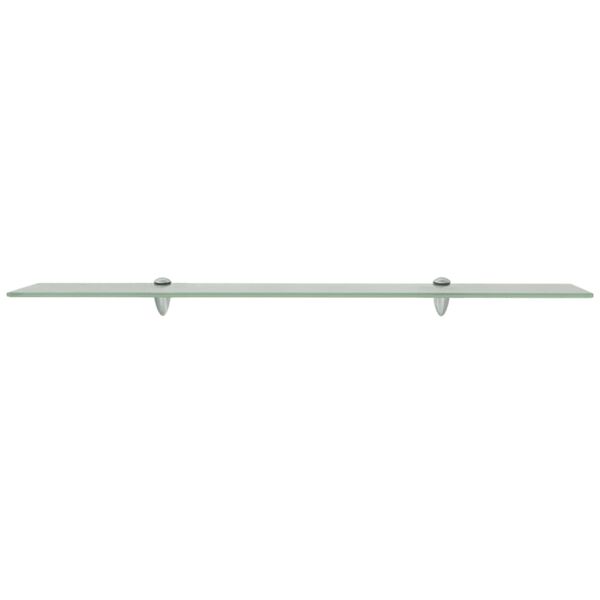 vidaXL Floating Shelves 2 pcs Glass 90x20 cm 8 mm