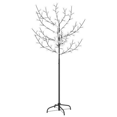vidaXL Christmas Tree 120 LEDs Warm White Light Cherry Blossom 150 cm
