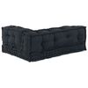 vidaXL Pallet Sofa Cushion 3 pcs Anthracite 120 x 80 x 38 cm Fabric