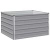 vidaXL Raised Garden Bed Grey 100 x 80 x 55 cm cold-rolled steel
