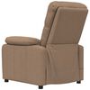 vidaXL Massage Chair Brown Fabric