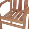 vidaXL Stackable Garden Chairs with Cushions 6 pcs Solid Teak Wood