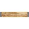 vidaXL Console Table 150x30x75 cm Rough Mango Wood