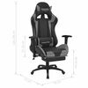 vidaXL Gaming Chair Grey 70 x 71 x 136 cm Artificial Leather