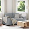 vidaXL 2-Seater Sofa&nbsp;Light Grey 160x77x82 cm Fabric