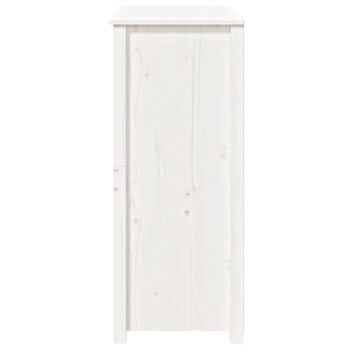 vidaXL Highboard White 83x41,5x100 cm Solid Wood Pine