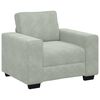 vidaXL Sofa Chair Light Grey 100x77x82 cm Velvet