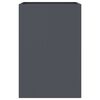 vidaXL Planter Anthracite 52x48x75 cm Steel