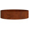 vidaXL Planter Ring 5 pcs Brown 80 x 80 x 20 cm Weathering Steel