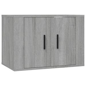 vidaXL Wall Mounted TV Cabinet Grey Sonoma 57x34.5x40 cm