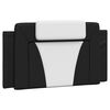 vidaXL Headboard Cushion "Viana" Black and White 107 cm King Single Faux Leather