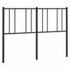 vidaXL Metal Replace Headboard Black 150 cm