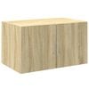 vidaXL Storage Cabinet Sonoma Oak 70x42.5x225 cm Engineered Wood