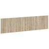 vidaXL Wall-Mounted Headboard HOORN Sonoma Oak Engineered Wood