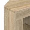 vidaXL Corner LED TV Cabinet Wall-mounted Sonoma Oak 100 x 40 x 50 cm