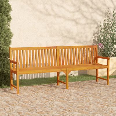vidaXL Garden Bench 219 cm Solid Acacia Wood