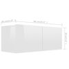 vidaXL TV Cabinets 4 pcs High Gloss White 80x30x30 cm Engineered Wood