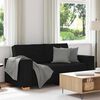 vidaXL 2-Seater Sofa Black 180x78x84 cm Fabric