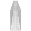 vidaXL Gabion Wall with Covers Galvanised Steel 900x50x100 cm