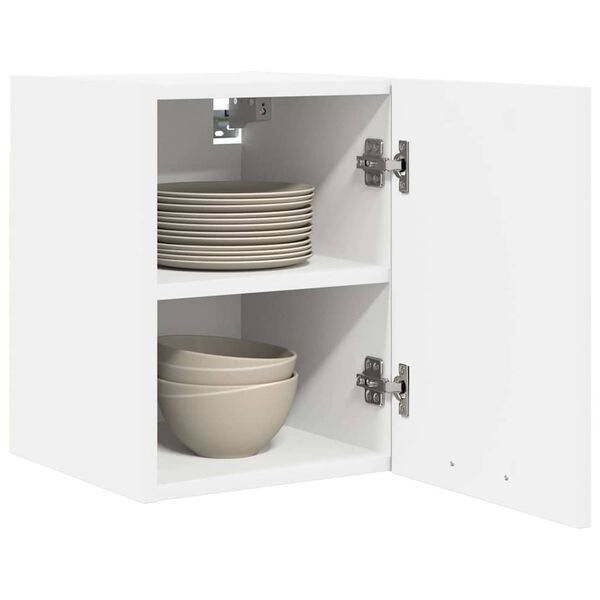 vidaXL Hanging Cabinet with Door White 30 x 31 x 40 cm Engineered Wood