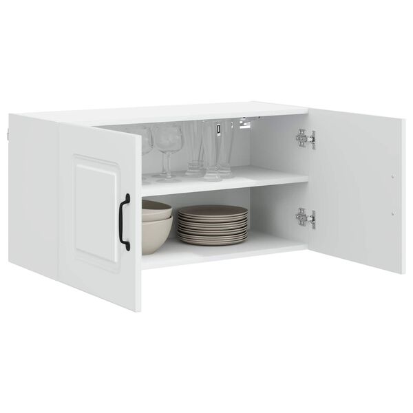 vidaXL Kitchen Cabinet Kalmar White 80 x 31 x 40 cm Engineered Wood