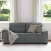 vidaXL 2-Seater Sofa&nbsp;Dark Grey 180x81x84 cm Fabric