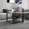 vidaXL Coffee Table Grey 60x60x40 cm Engineered Wood