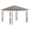 vidaXL Gazebo with Mosquito Net 3x3x2.73 m Taupe 180 g/m²